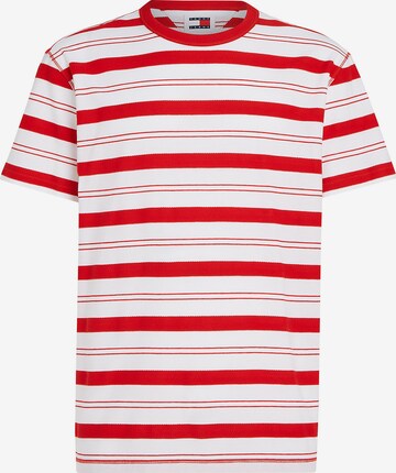 Tommy Jeans T-Shirt in Rot: predná strana