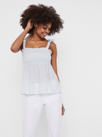 VERO MODA Top 'Heli' in Blauw: voorkant