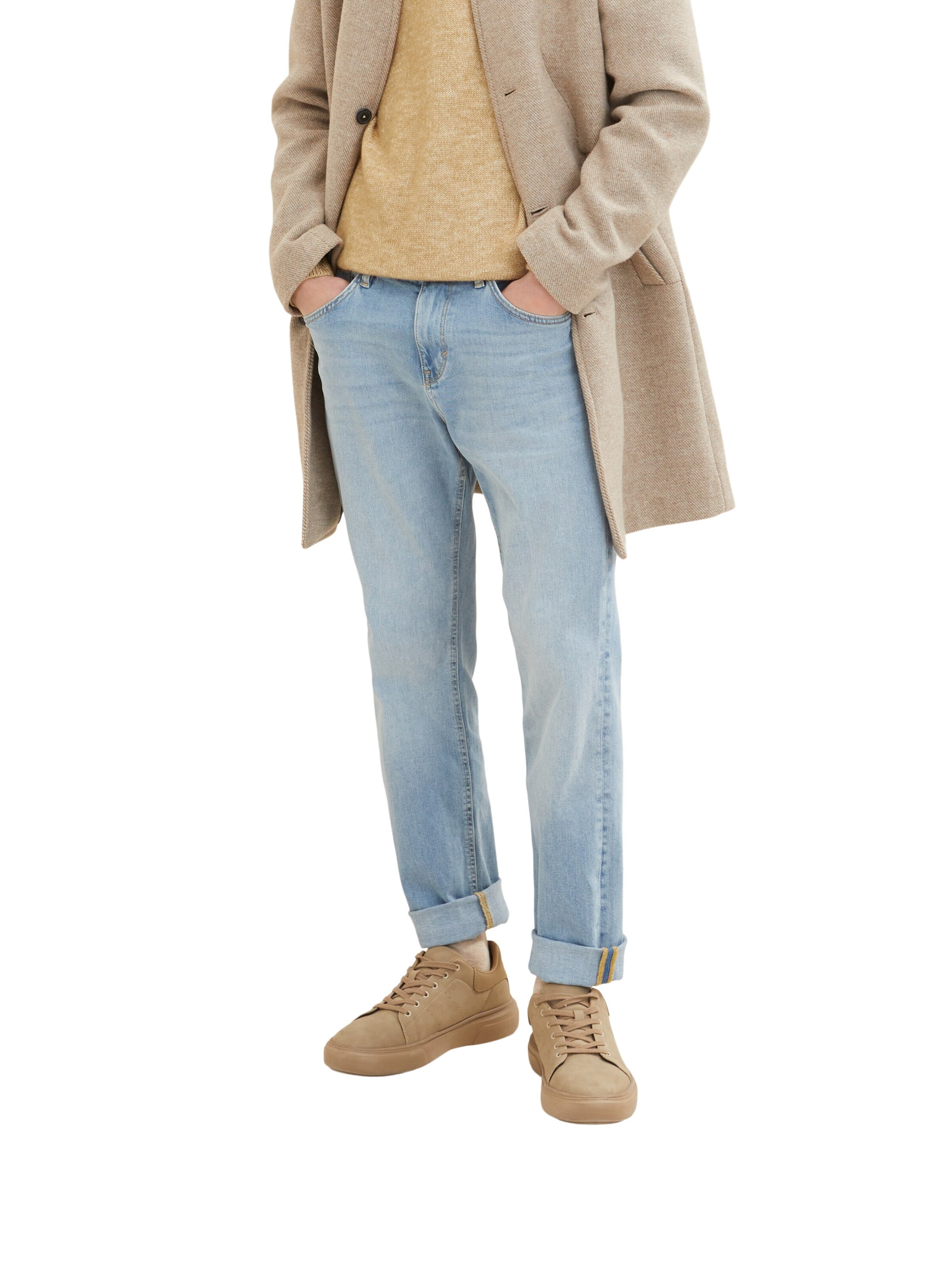 TOM TAILOR Slimfit Jeans 'Josh' in Blauw: voorkant