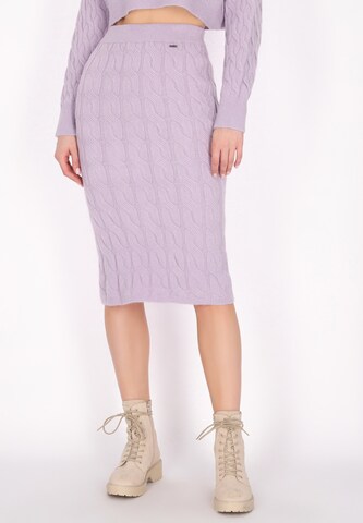 DreiMaster Vintage Юбка в Лиловый: спереди