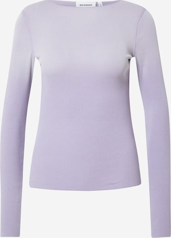 T-shirt 'Hilma' WEEKDAY en violet : devant