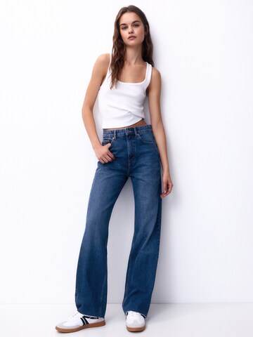 Pull&Bear Regular Jeans in Blau