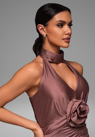 Ombre Evening dress in Brown