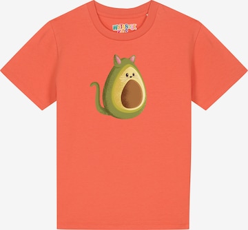 Maglietta 'Avocato' di watabout.kids in arancione: frontale