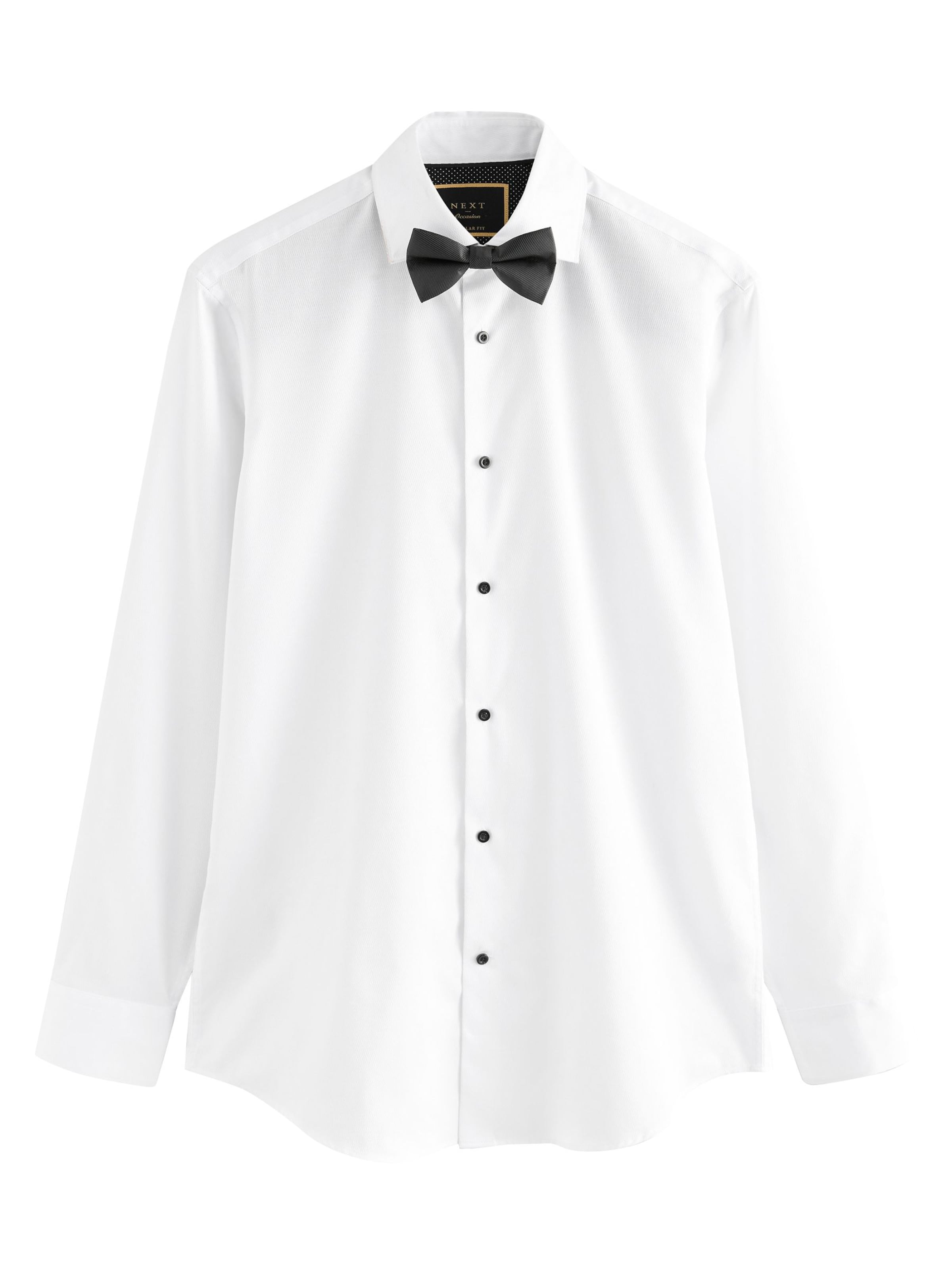 Next Slim fit Πουκάμισο για το γραφείο σε λευκό: μπροστά