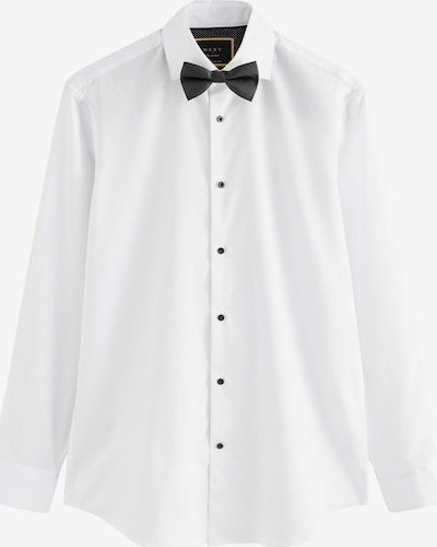 Dalykinio stiliaus marškiniai iš Next, spalva – juoda / balta, Prekių apžvalga