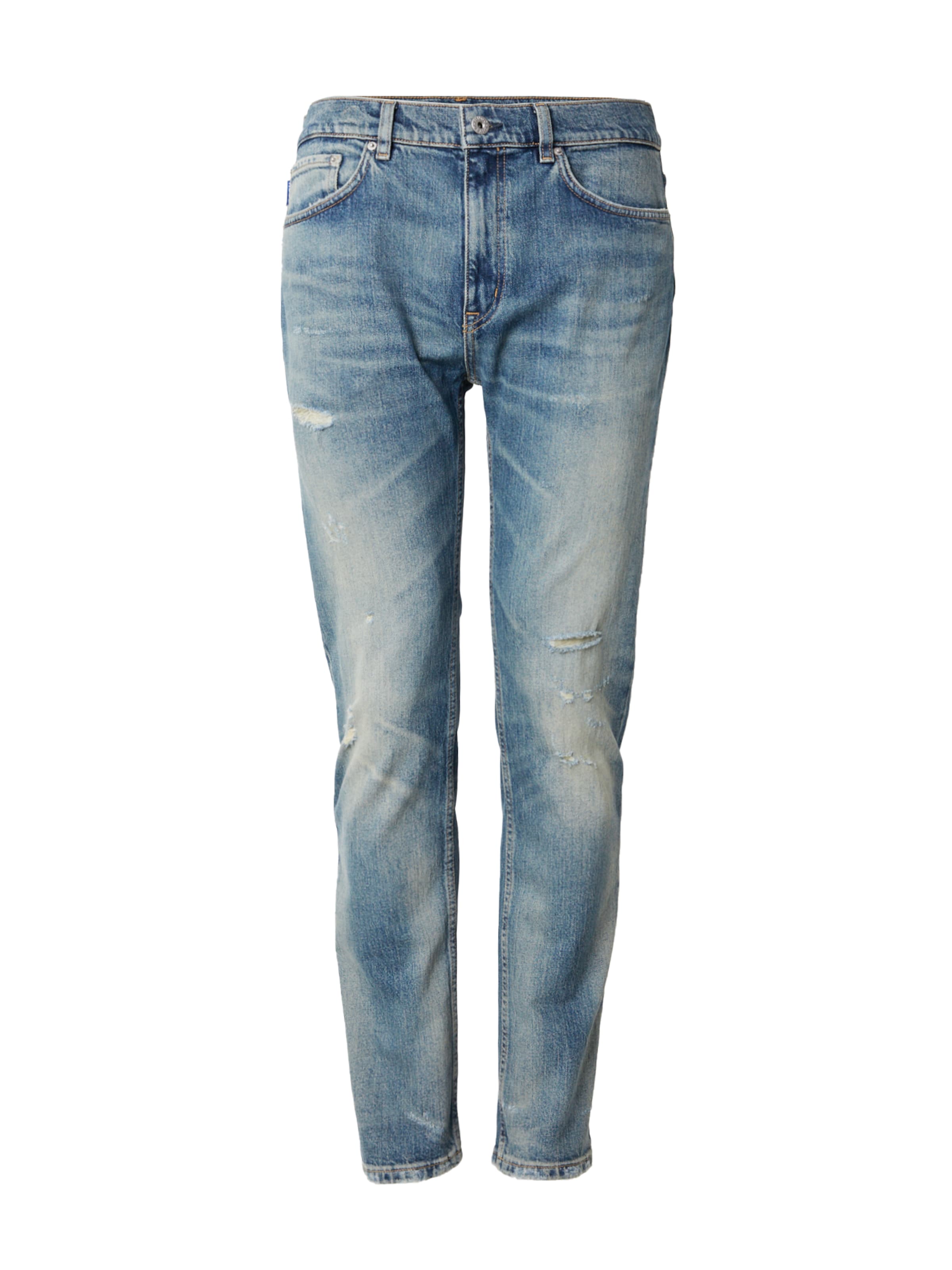 HUGO Štandardný strih Džínsy 'Ash' - Modrá: predná strana