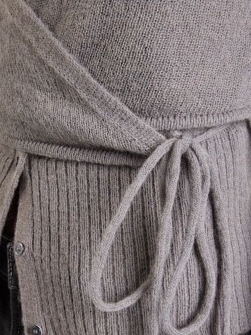 WEEKDAY Gebreid vest 'Drifa' in Grijs