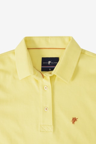 DENIM CULTURE Poloshirt 'Dido' in Gelb