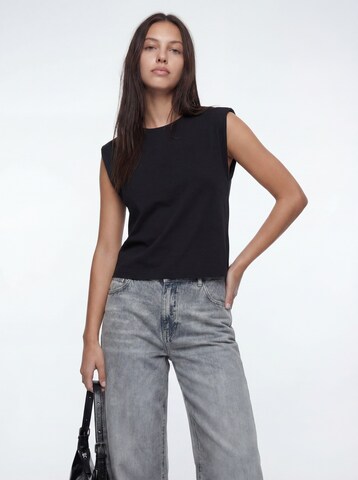 studioselect Μπλουζάκι 'Cara' σε μαύρο: μπροστά