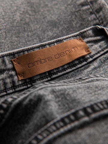 Ombre Regular Jeans in Grijs