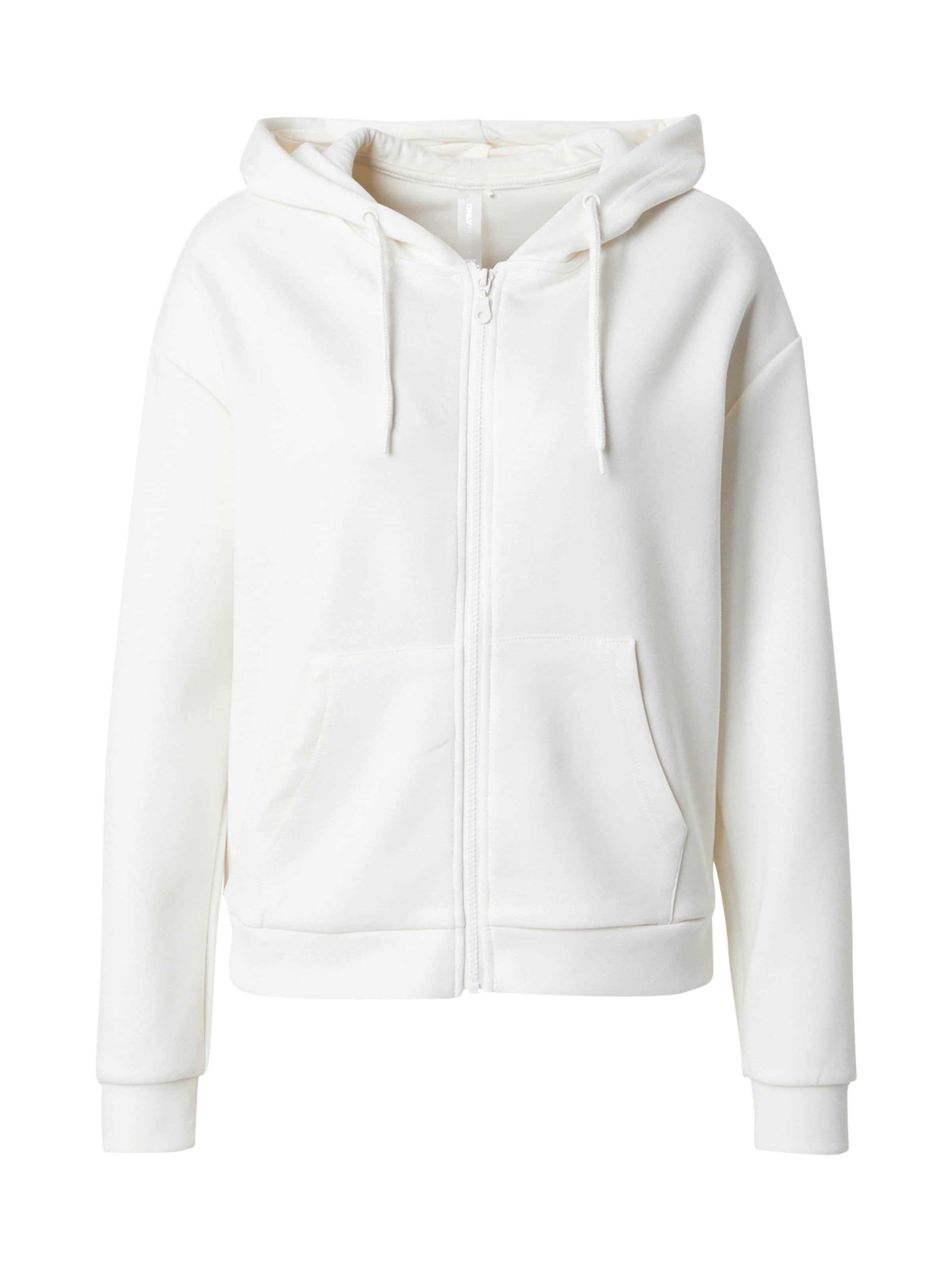 Veste de survêtement 'ONPLounge' ONLY PLAY en blanc : devant