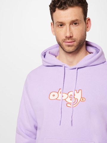 Obey Sweatshirt 'Tag' in Purple