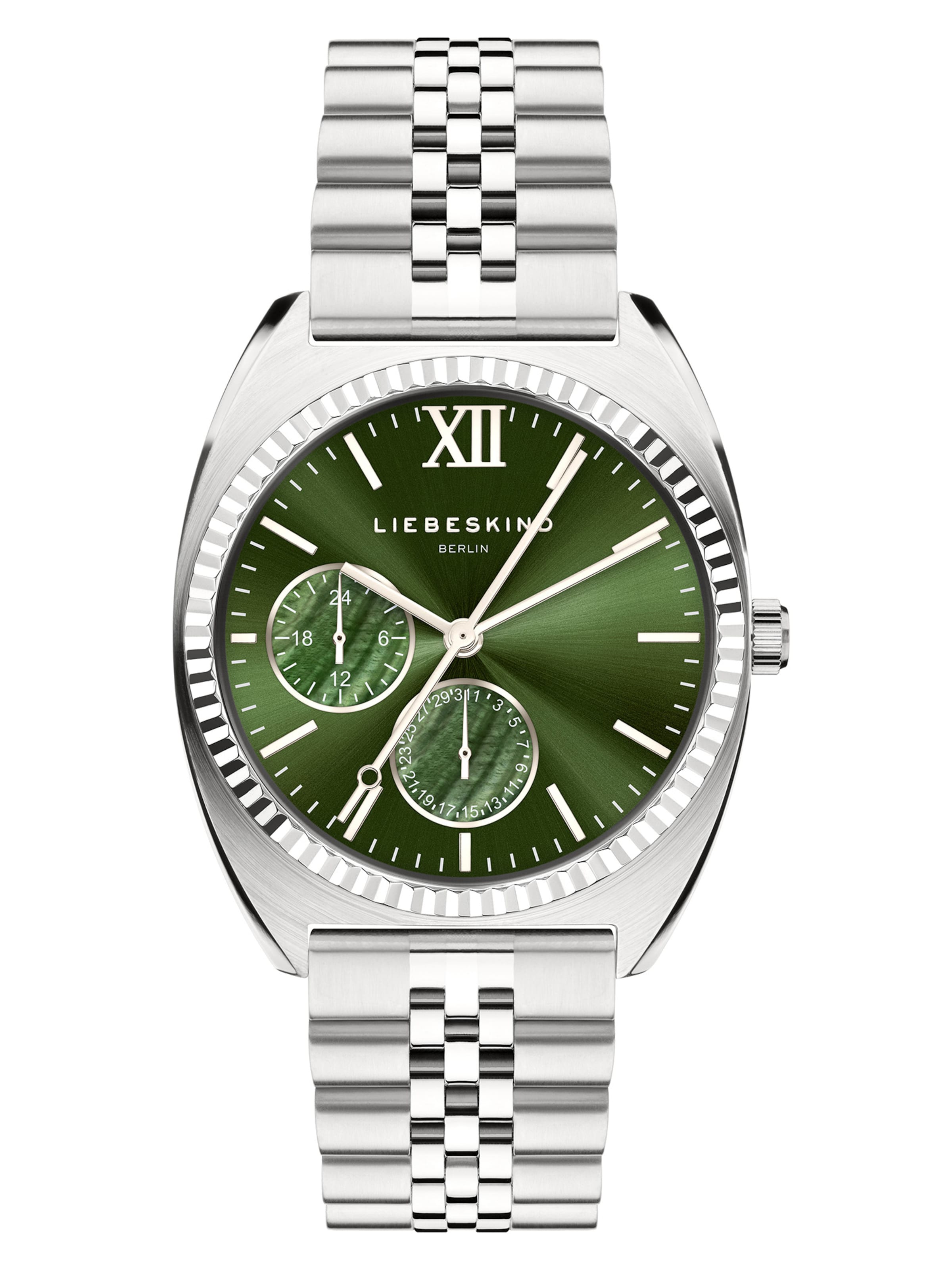 Montre à affichage analogique Liebeskind Berlin en argent : devant