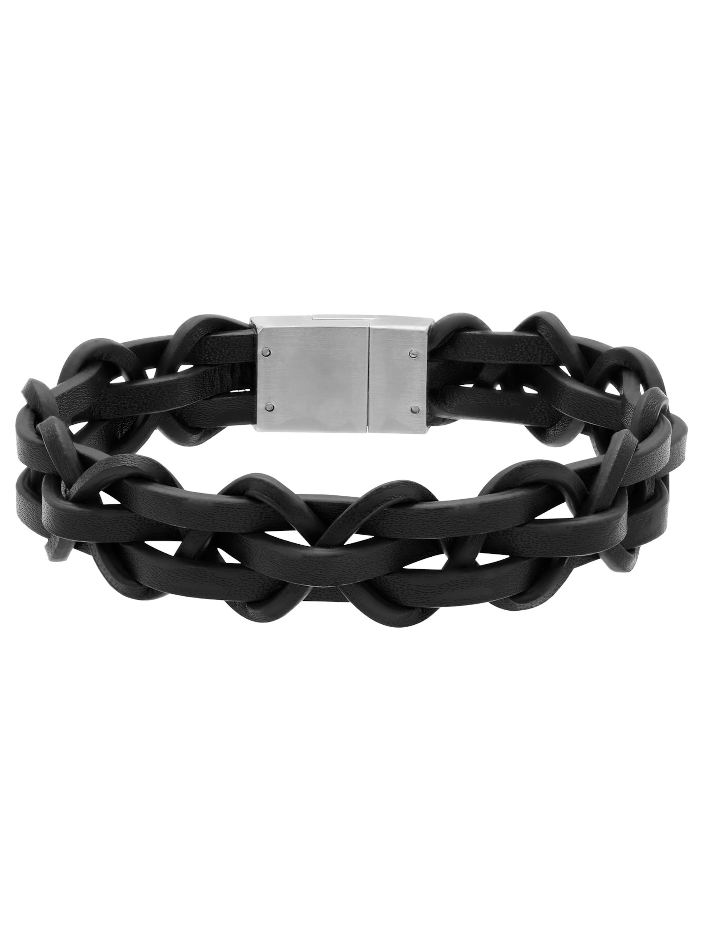 Bracelet Lucardi en noir : devant