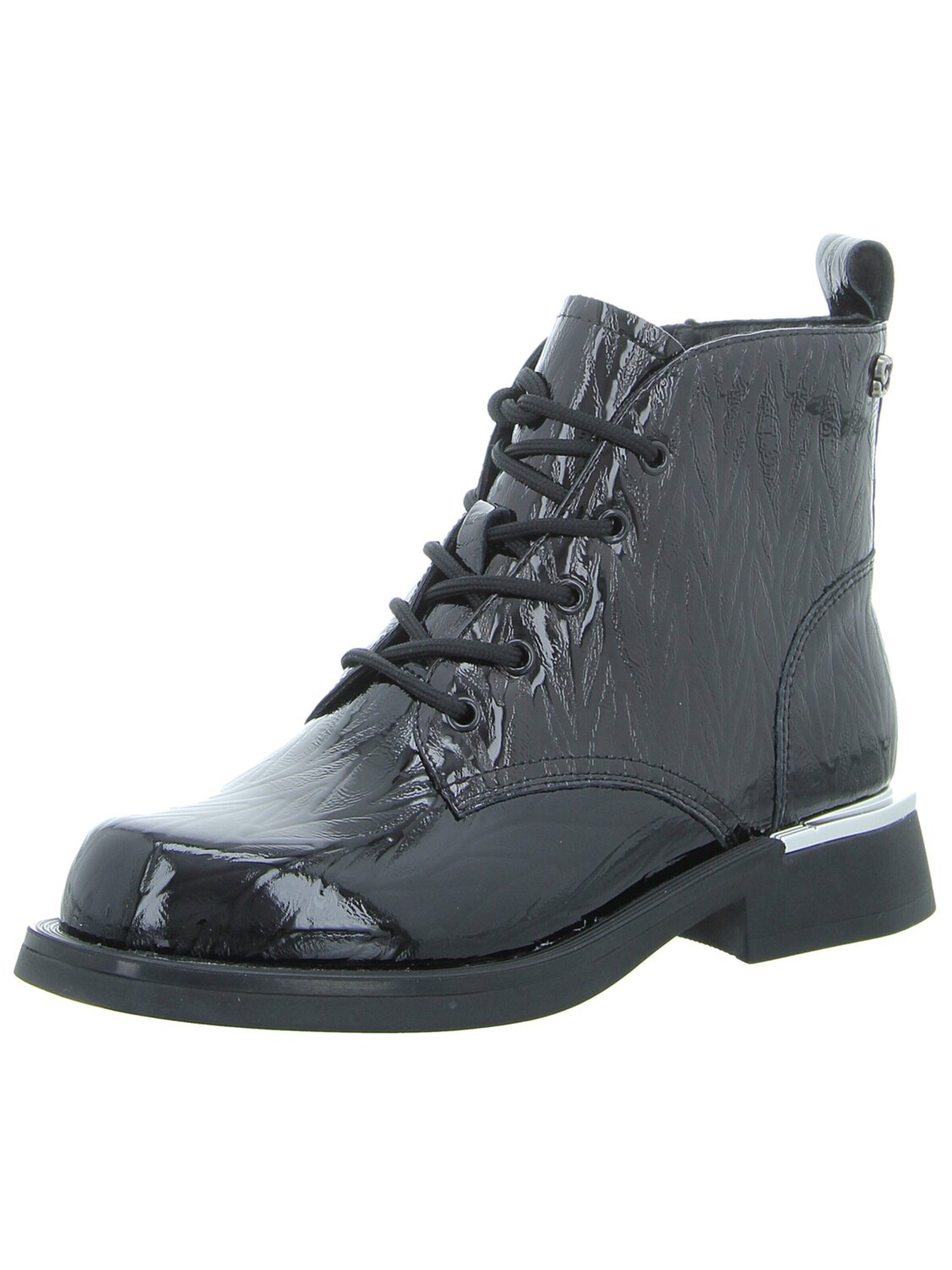 Artiker Lace-Up Boots in Black: front