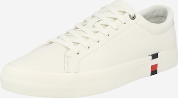 TOMMY HILFIGER Platform trainers in Beige: front