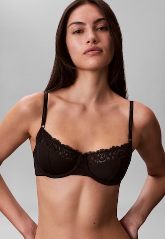 Calvin Klein Balconette BH 'ATTRACTION' in Zwart