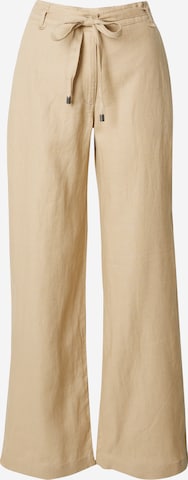 ESPRIT - Pierna ancha Pantalón en beige: frente