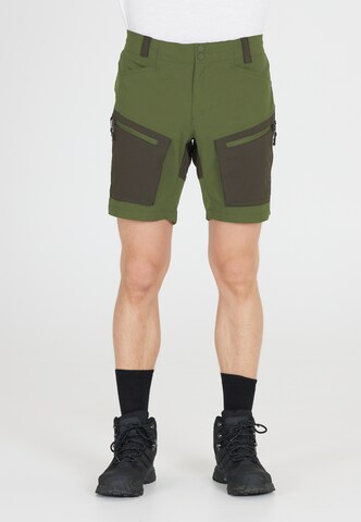Whistler Regular Workout Pants 'Kodiak' in Green: front