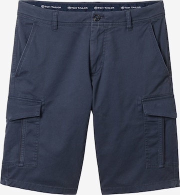 Regular Pantalon cargo TOM TAILOR en bleu : devant