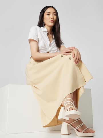 Katy Perry exclusive for ABOUT YOU Skirt 'Julia' in Beige