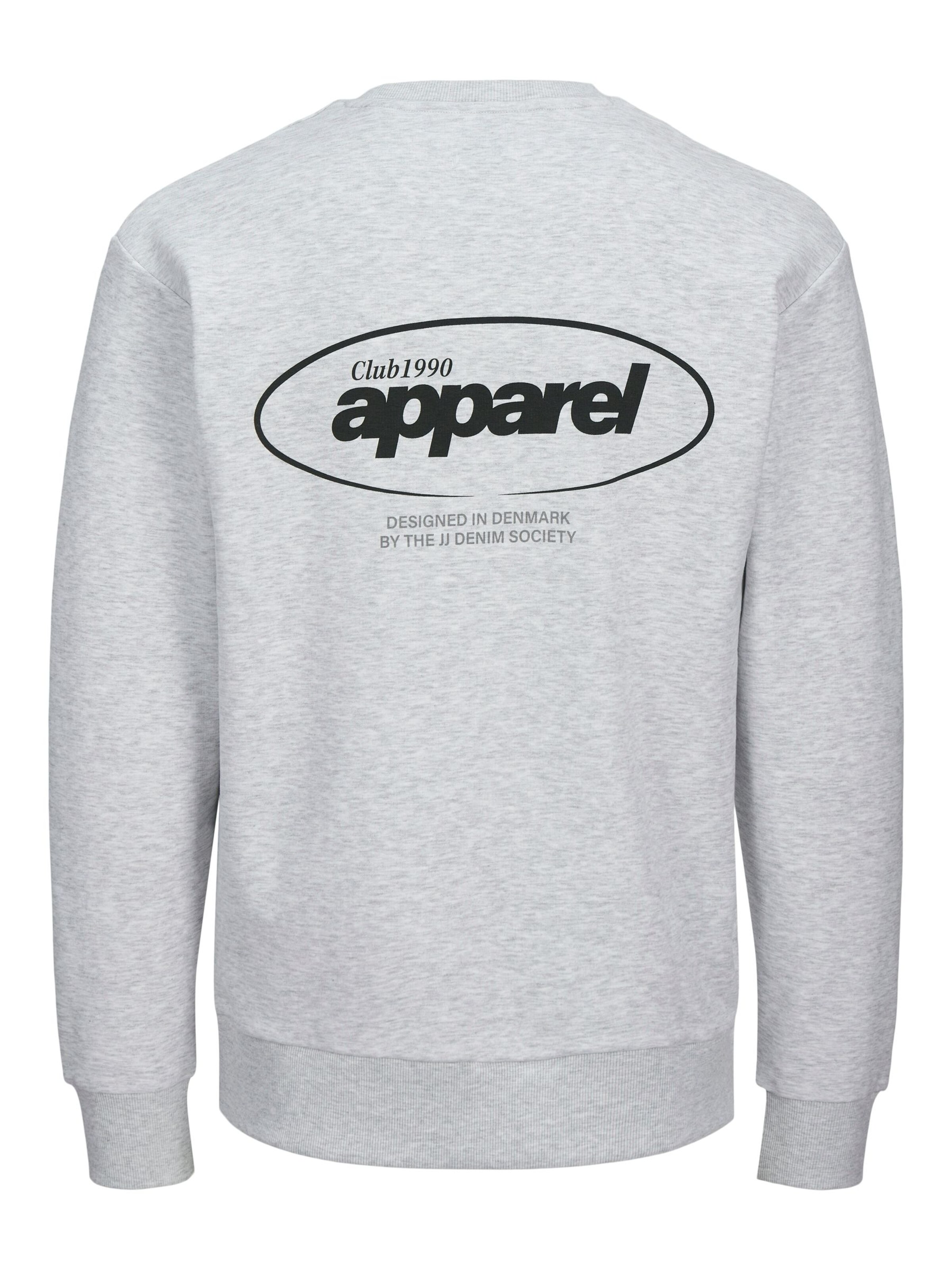Jacks & Jones Sweatshirt 'Herren Sweatshirt' in Grey