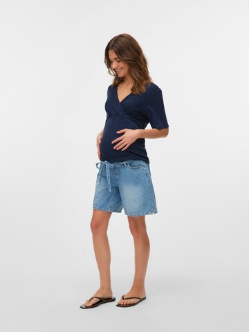 T-shirt 'MLFREDERIKKE TESS' MAMALICIOUS en bleu