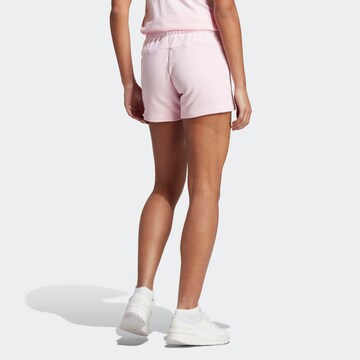 ADIDAS SPORTSWEAR Regular Urheiluhousut 'Essentials' värissä vaaleanpunainen