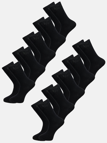 Tazzio Socken 'A908' in Schwarz: Vorderseite