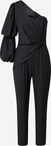 Chi Chi London Jumpsuit in Zwart: voorkant