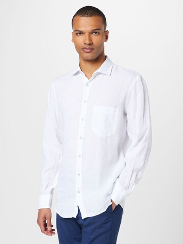 OLYMP Regular fit Overhemd in Wit: voorkant