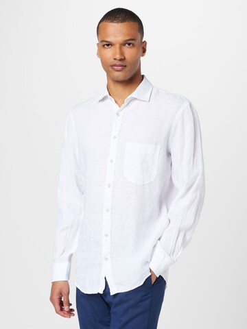 OLYMP Regular fit Button Up Shirt in White: front