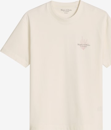 T-Shirt Marc O'Polo en blanc : devant