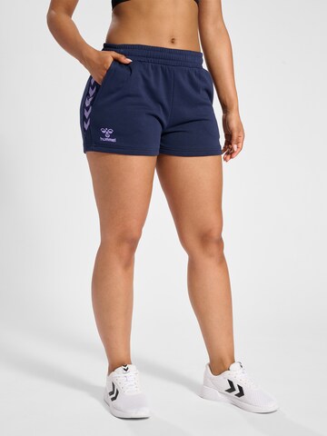 Hummel Regular Sportshorts 'Staltic' in Blau