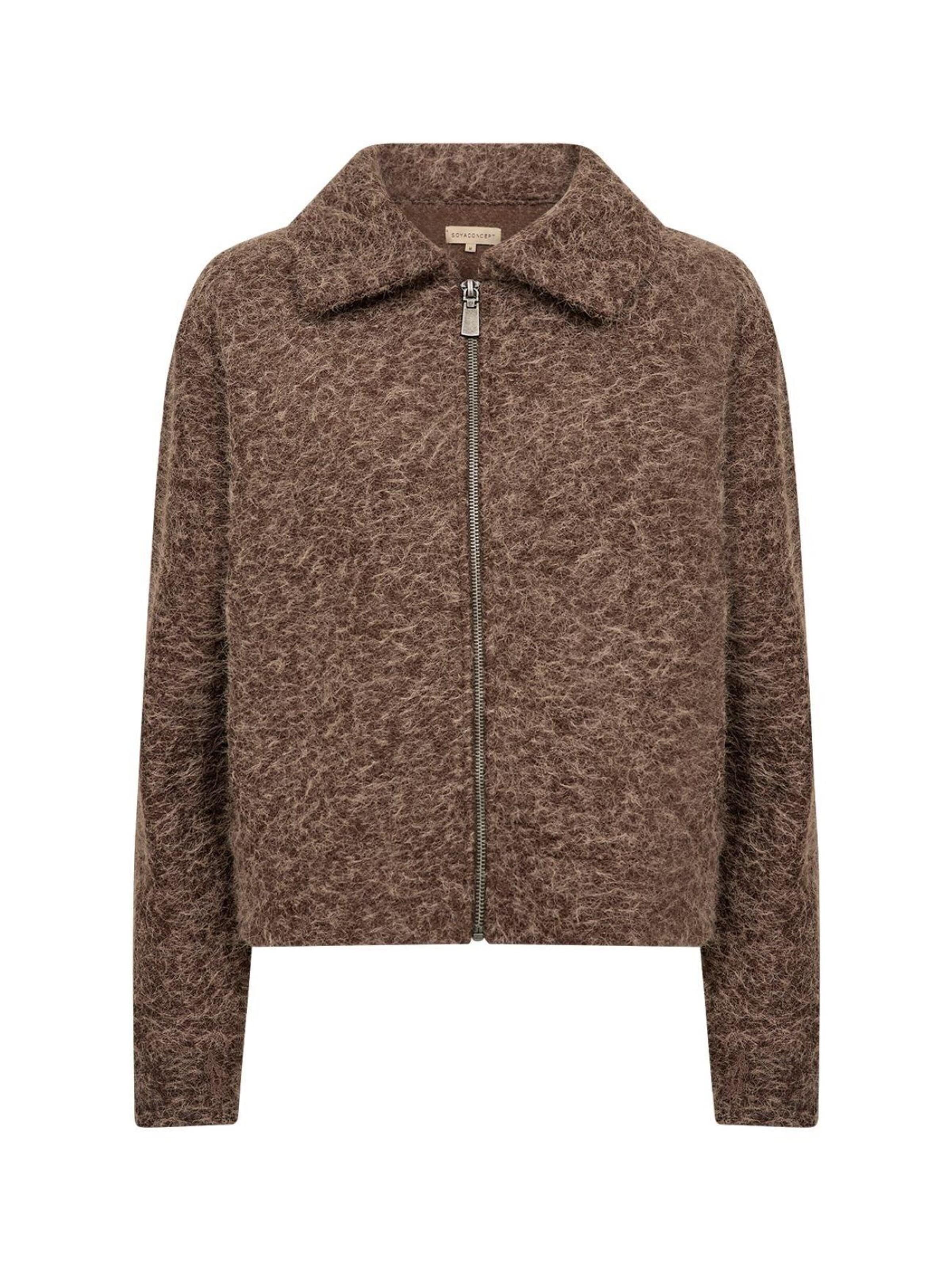 Soyaconcept Knit Cardigan 'HIRE' in L in Chocolate, Item view