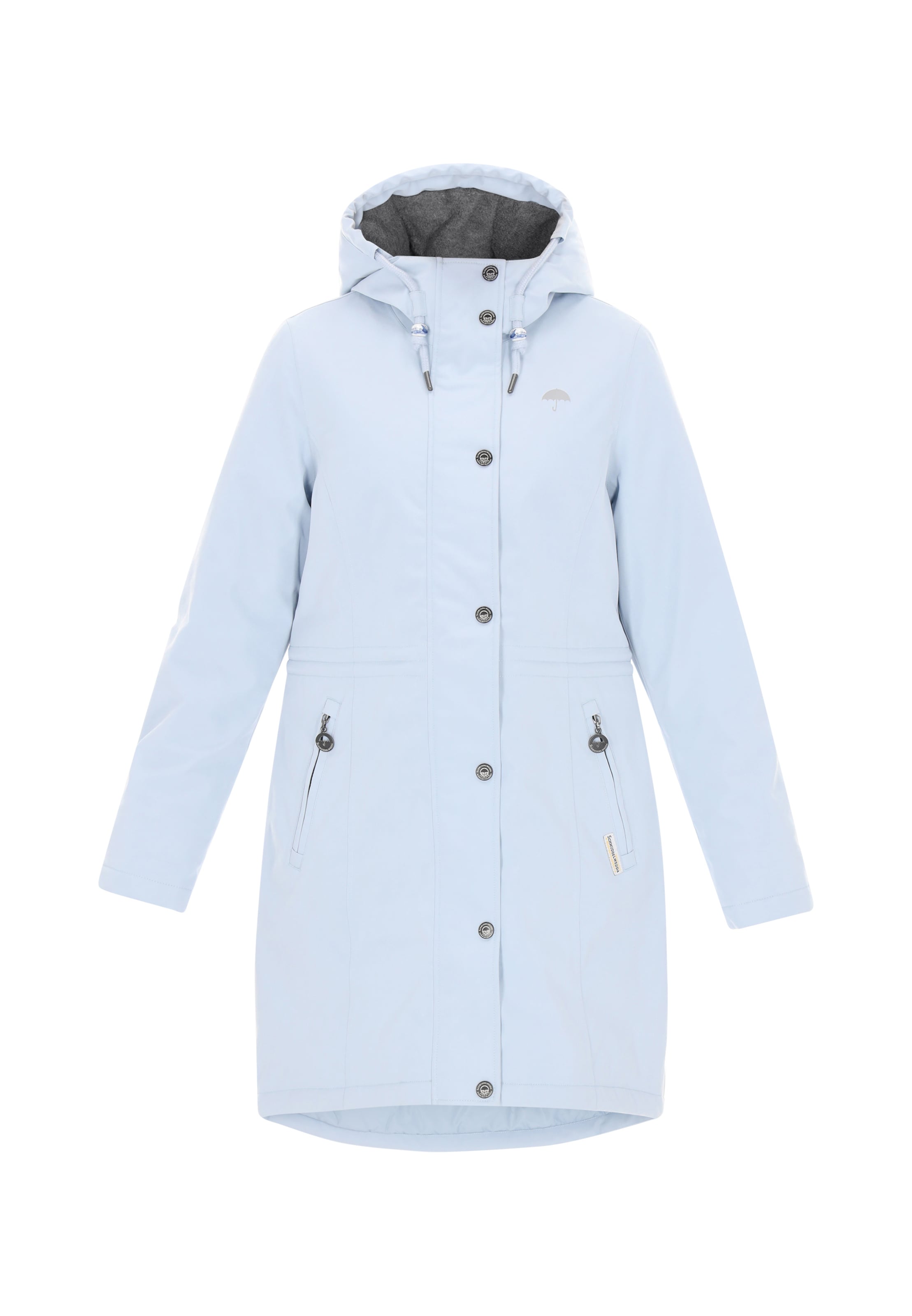 Schmuddelwedda Prechodná parka - Modrá: predná strana