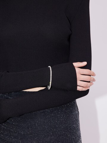 LeGer by Lena Gercke - Pulsera 'Lucky' en plata: frente