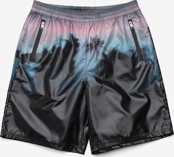 Pantaloncini da surf di ENRAGE in nero: frontale