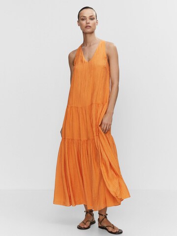 MANGO Jurk 'Sofia' in Oranje