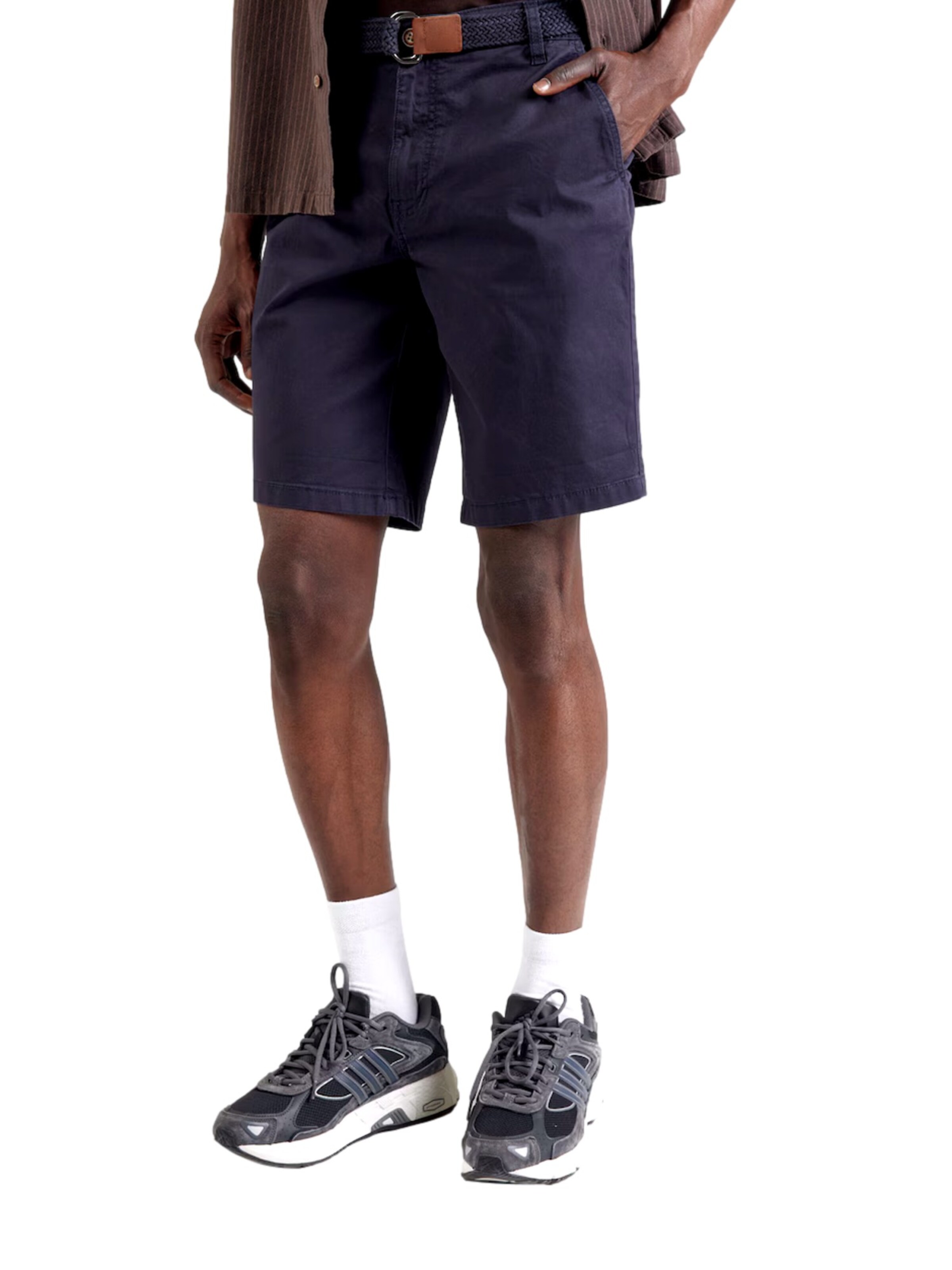 INDICODE Regular Broek in Blauw: voorkant