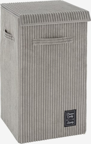 Wenko Laundry Basket 'Cora' in Grey