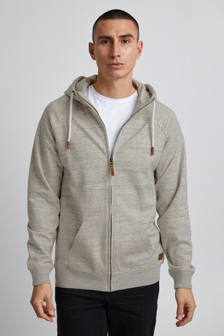 11 Project Zip-Up Hoodie in Grey: front