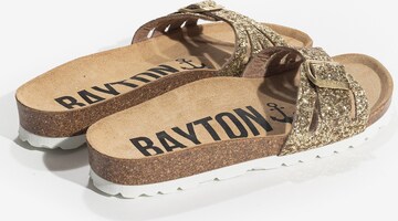 Bayton - Zapatos abiertos 'Athena' en oro