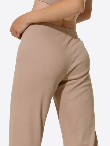 Wide Leg Pantalon Yenita en beige