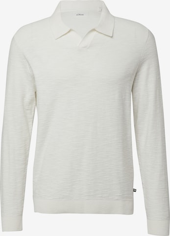 s.Oliver Pullover in Weiß: Vorderseite
