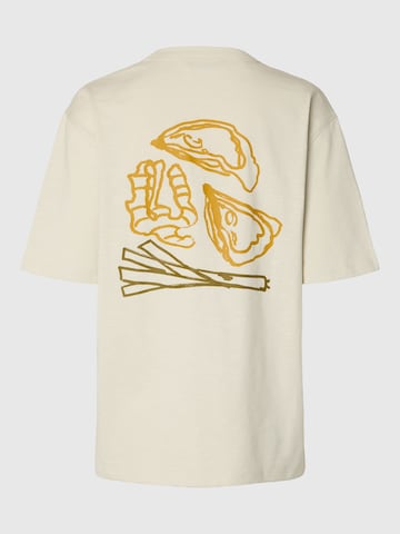 SELECTED - Camiseta en gris