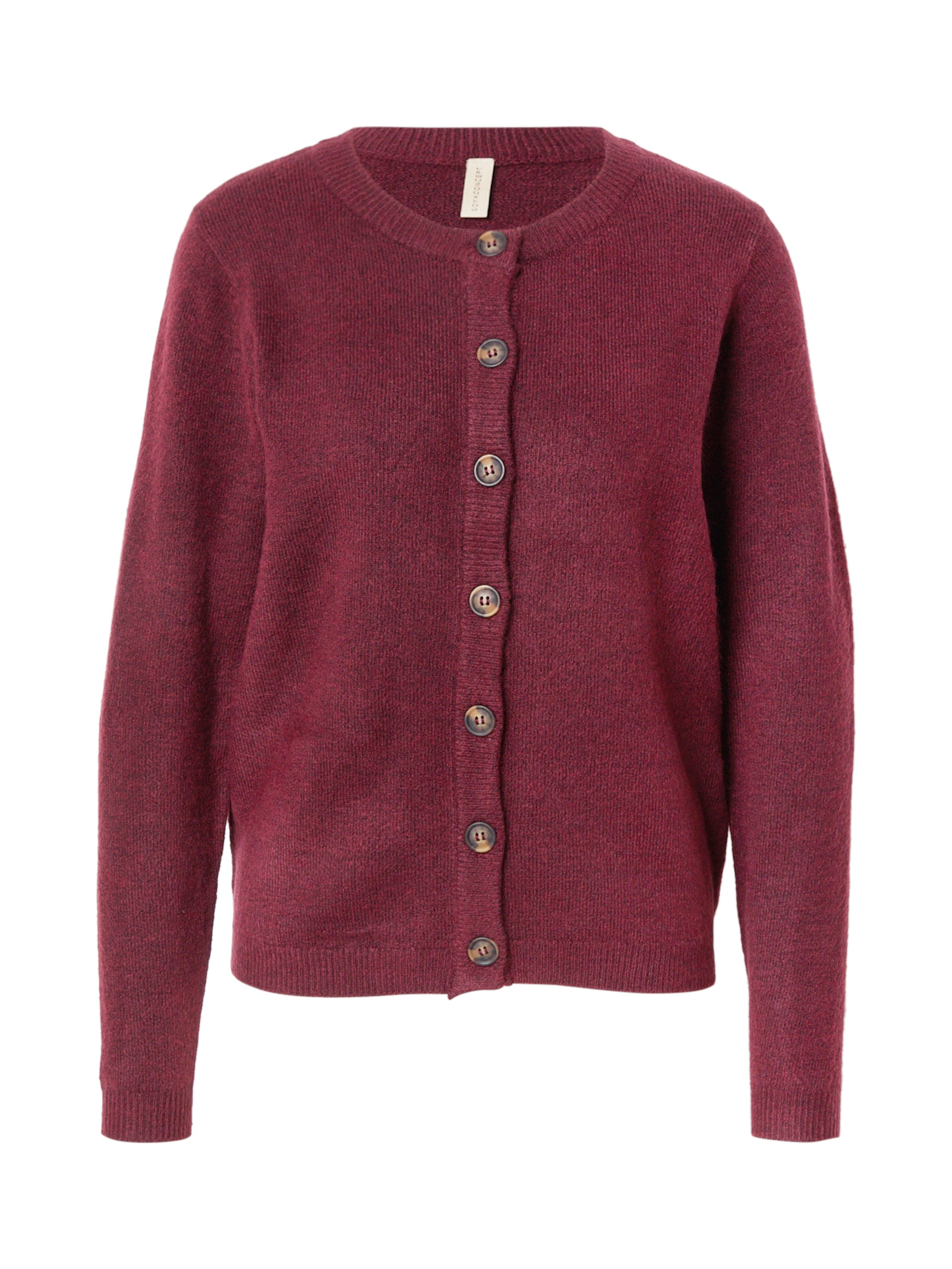 Soyaconcept Gebreid vest 'ORLEAN 2' in Rood: voorkant