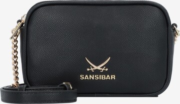 SANSIBAR Crossbody Bag in Black: front