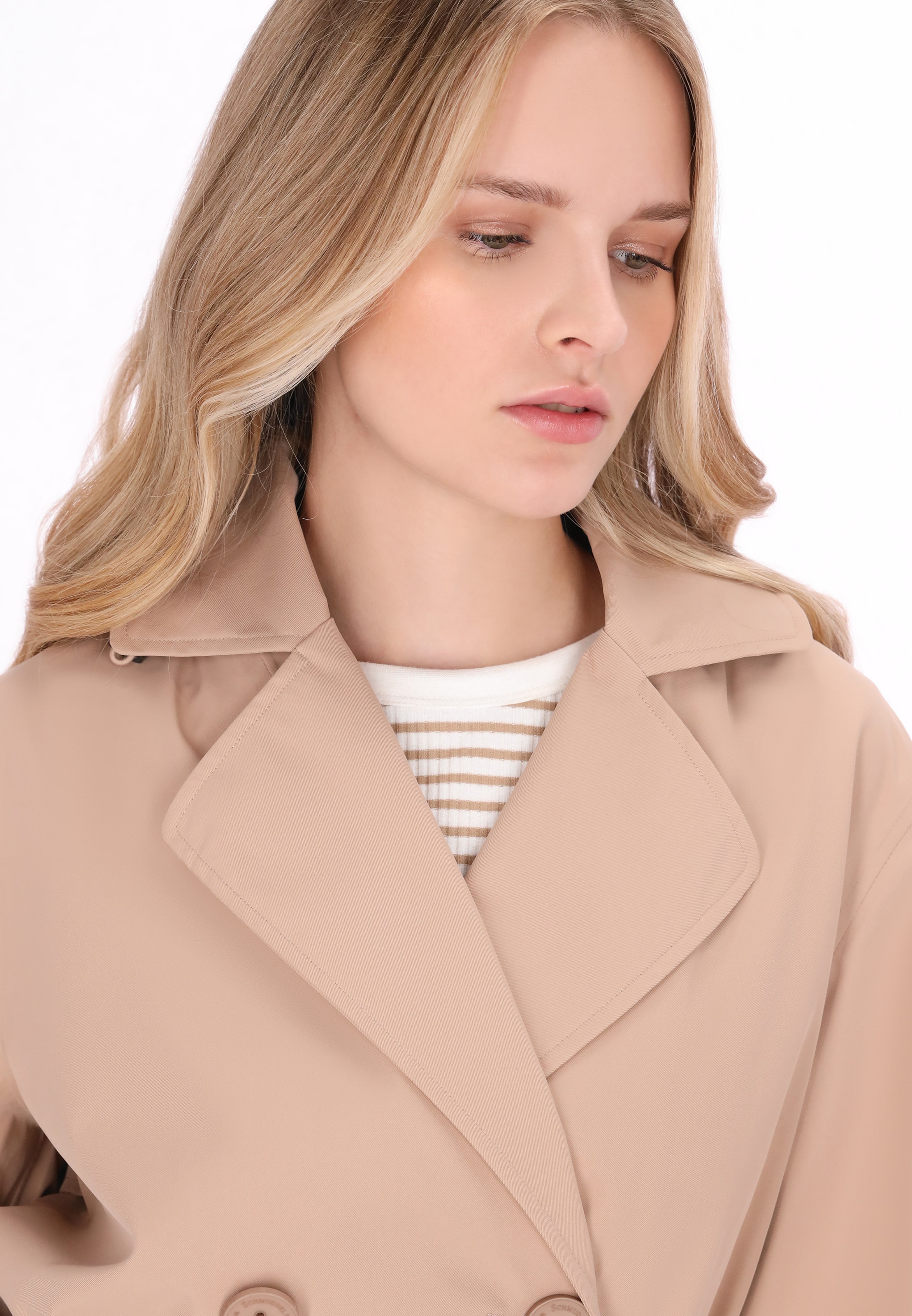 Schmuddelwedda Tussenmantel in Beige